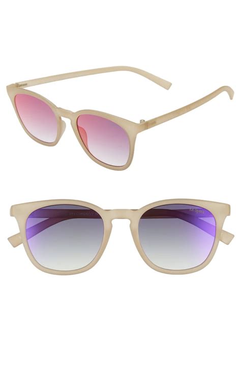 le specs fine speciman square sunglasses